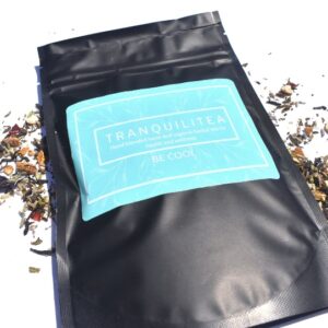 A bag of tea with the label tranquilites